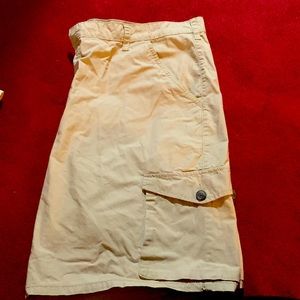 Men’s Merona Khaki shorts size 44w 20” from east to‎ bottom hem